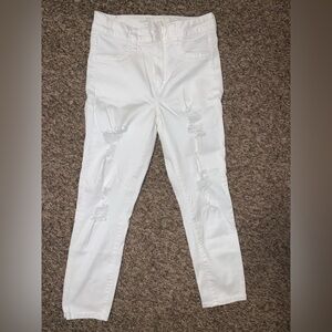 White Distressed Jeans